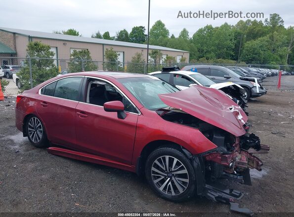 4S3BNAD63J3035792 2018 SUBARU LEGACY Бордовый Передняя правая четверть