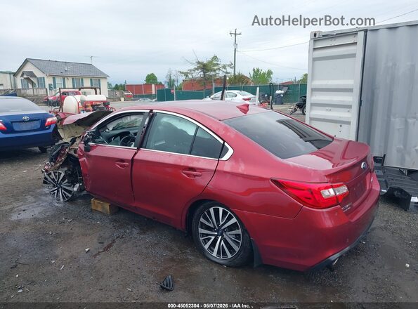 4S3BNAD63J3035792 2018 SUBARU LEGACY Бордовый Задняя левая четверть