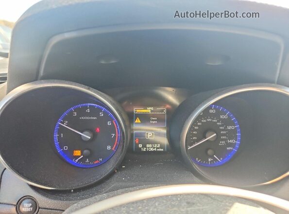 4S3BNAD6XG3036561 2016 SUBARU LEGACY Black Instrument cluster view