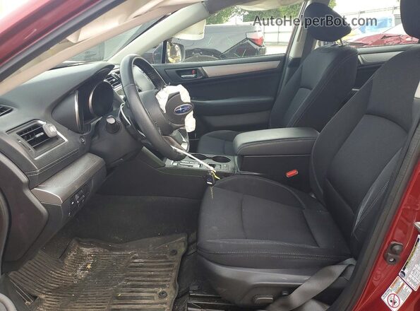 4S3BNAF60K3034890 2019 SUBARU LEGACY Темно-бордовый Вид салона спереди