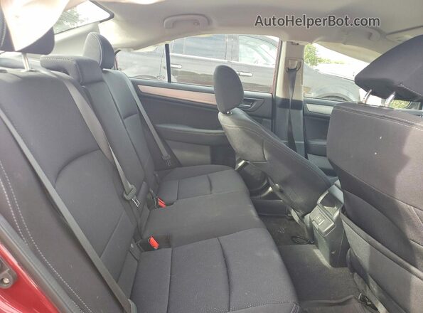 4S3BNAF60K3034890 2019 SUBARU LEGACY Темно-бордовый Вид задних сидений