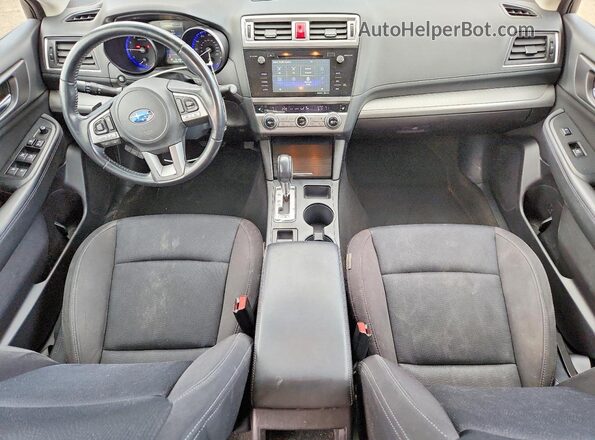 4S3BNAF62G3028452 2016 SUBARU LEGACY Черный Вид панели приборов