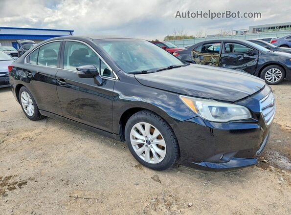 4S3BNAF62G3028452 2016 SUBARU LEGACY Черный Передняя правая четверть