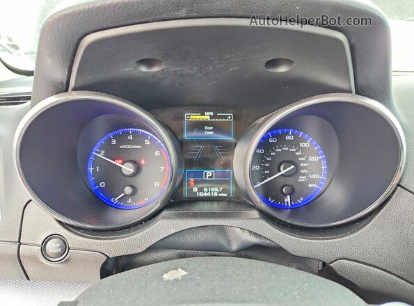 4S3BNAF62G3028452 2016 SUBARU LEGACY Черный Вид щитка приборов