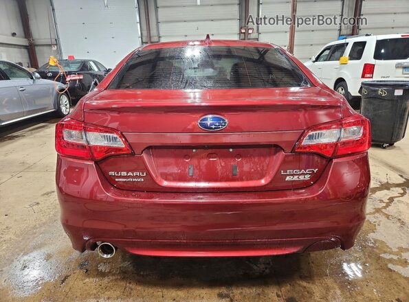 4S3BNAF64G3045348 2016 SUBARU LEGACY Бордовый Вид сзади