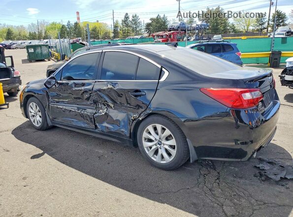 4S3BNAH62G3054823 2016 SUBARU LEGACY Черный Задняя левая четверть