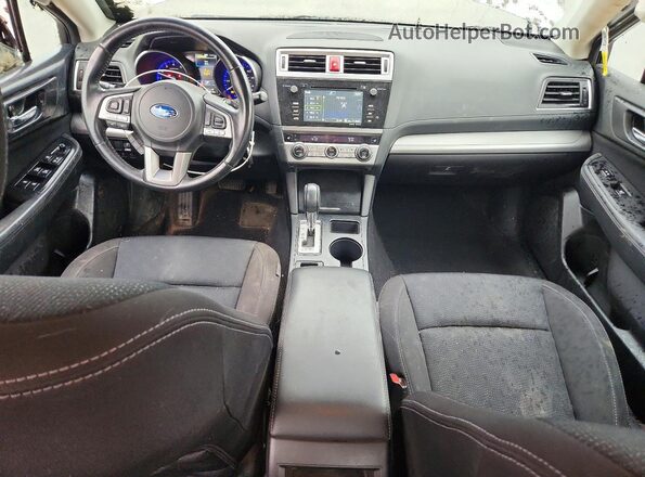 4S3BNAH64H3004748 2017 SUBARU LEGACY Серебряный Вид панели приборов