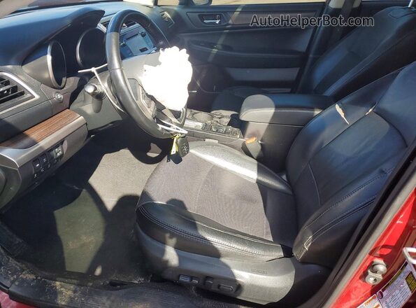 4S3BNAN65G3014238 2016 SUBARU LEGACY Бордовый Вид салона спереди
