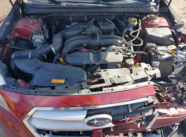 4S3BNAN65G3014238 2016 SUBARU LEGACY Бордовый Вид задней части салона