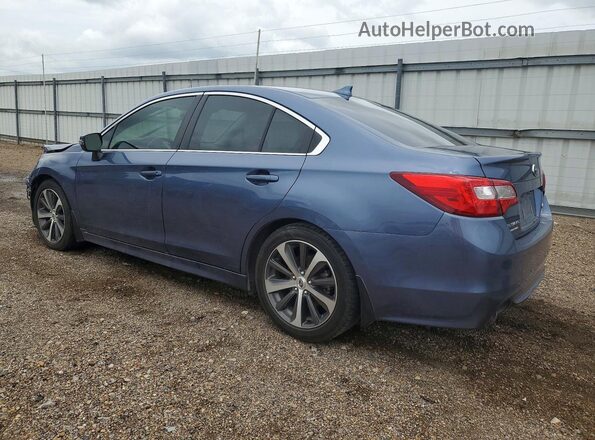 4S3BNAN66H3006280 2017 SUBARU LEGACY Синий Задняя левая четверть
