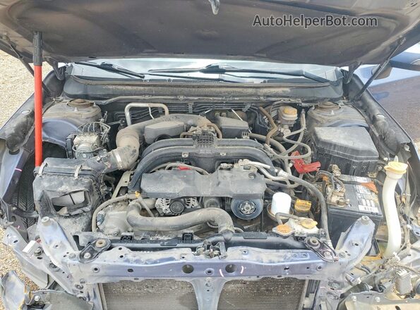 4S3BNAN66H3006280 2017 SUBARU LEGACY Синий Вид задней части салона