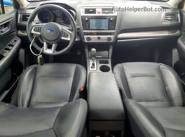 4S3BNAN66H3006280 2017 SUBARU LEGACY Синий Вид панели приборов