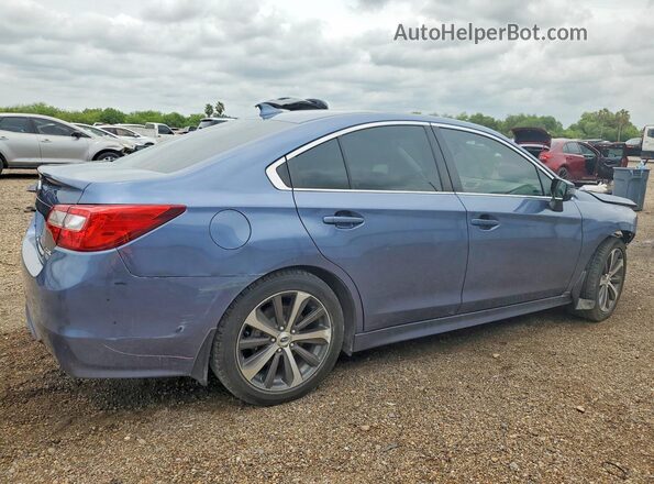 4S3BNAN66H3006280 2017 SUBARU LEGACY Синий Задняя правая четверть