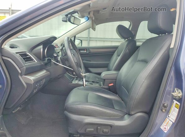 4S3BNAN66H3006280 2017 SUBARU LEGACY Синий Вид салона спереди