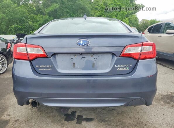 4S3BNAN66H3047329 2017 SUBARU LEGACY Синий Вид сзади