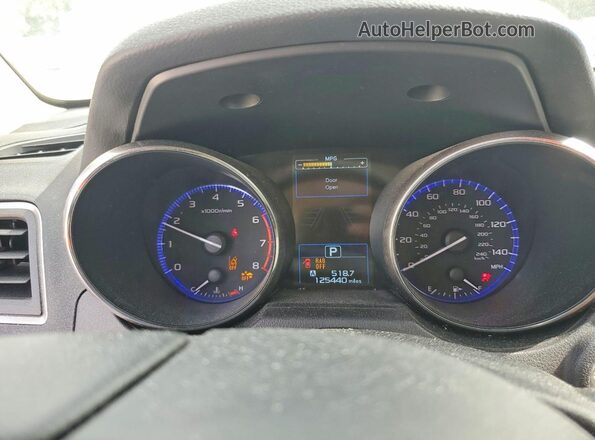 4S3BNAN67H3023735 2017 SUBARU LEGACY Белый Вид щитка приборов