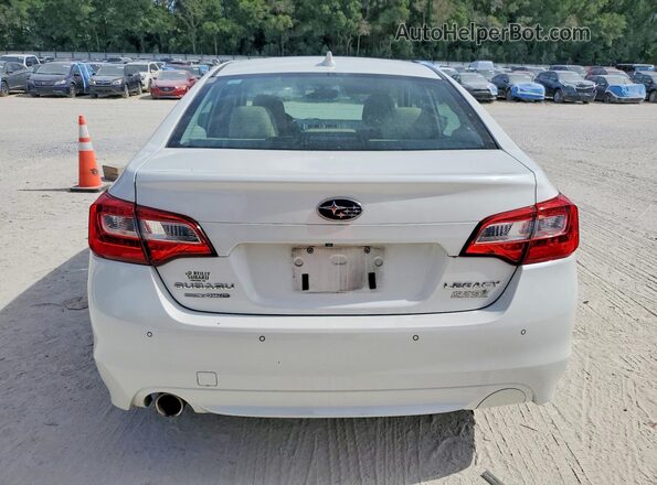 4S3BNAN67H3023735 2017 SUBARU LEGACY Белый Вид сзади