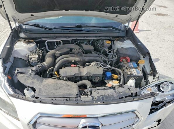 4S3BNAN67H3023735 2017 SUBARU LEGACY Белый Вид задней части салона