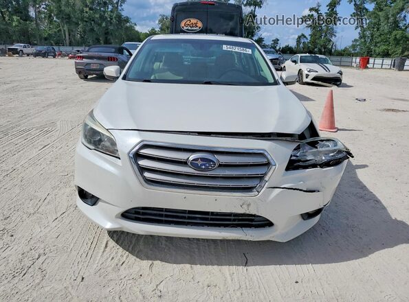 4S3BNAN67H3023735 2017 SUBARU LEGACY Белый Вид спереди