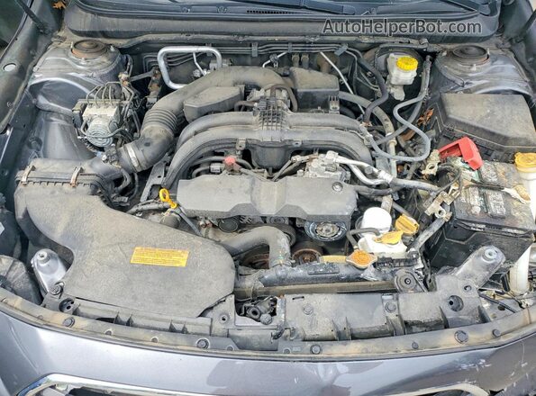 4S3BNAN68K3025338 2019 SUBARU LEGACY Угольный Вид задней части салона