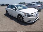 2017 Subaru Legacy 2.5i Limited White vin: 4S3BNAN6XH3010381