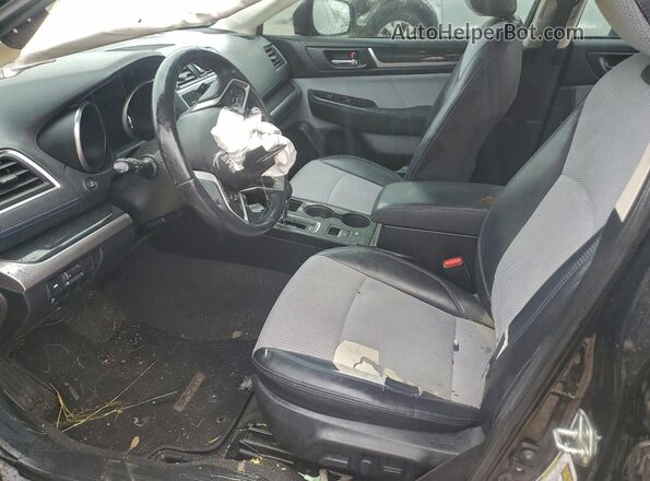 4S3BNAR62J3004946 2018 SUBARU LEGACY Charcoal Вид салону спереду