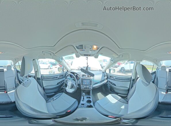4S3BNAS69J3023973 2018 SUBARU LEGACY Белый Панорамный вид салона 360°