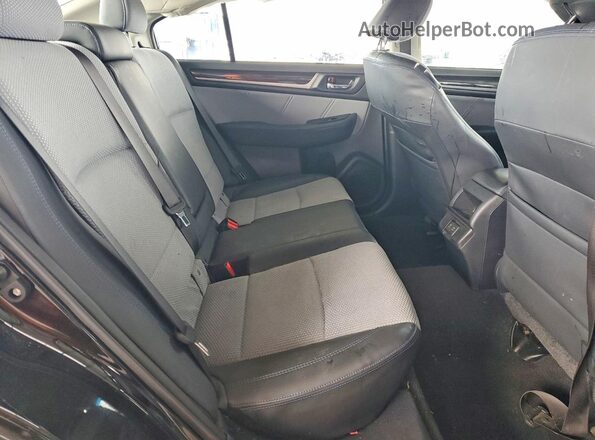 4S3BNAS69K3007600 2019 SUBARU LEGACY Black Widok tylnych siedzeń