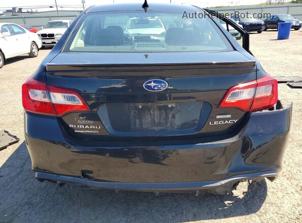 4S3BNAS69K3018015 2019 SUBARU LEGACY Black Вид ззаду