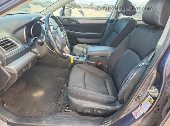 4S3BNBC64G3036384 2016 SUBARU LEGACY Blue Front interior view