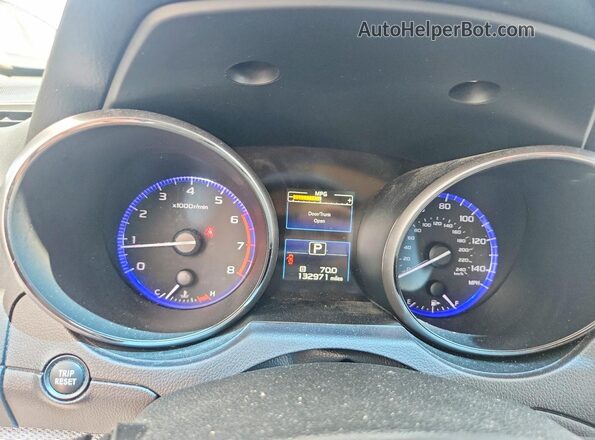 4S3BNBC64G3036384 2016 SUBARU LEGACY Blue Instrument cluster view