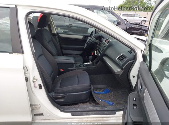 4S3BNBC64G3050365 2016 SUBARU LEGACY Белый Вид салона спереди