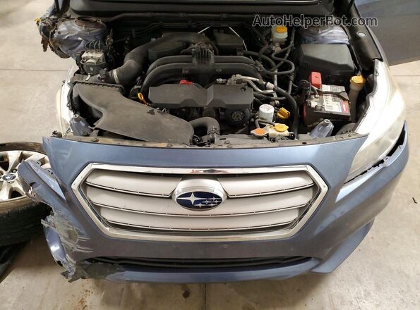 4S3BNBD65G3026204 2016 SUBARU LEGACY Blue Вид задньої частини салону