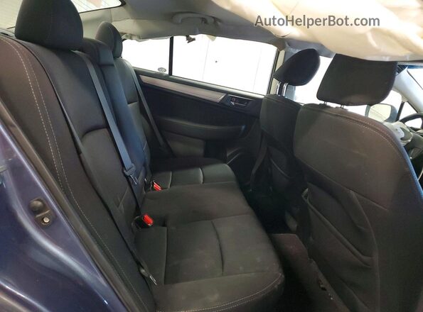 4S3BNBD65G3026204 2016 SUBARU LEGACY Blue Вид задніх сидінь