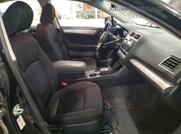 4S3BNBD68G3045149 2016 SUBARU LEGACY Черный Вид салона спереди