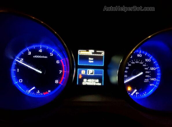 4S3BNBD68G3045149 2016 SUBARU LEGACY Черный Вид щитка приборов