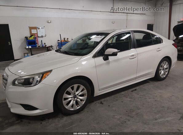 4S3BNBF62G3021734 2016 SUBARU LEGACY Белый Передняя левая четверть