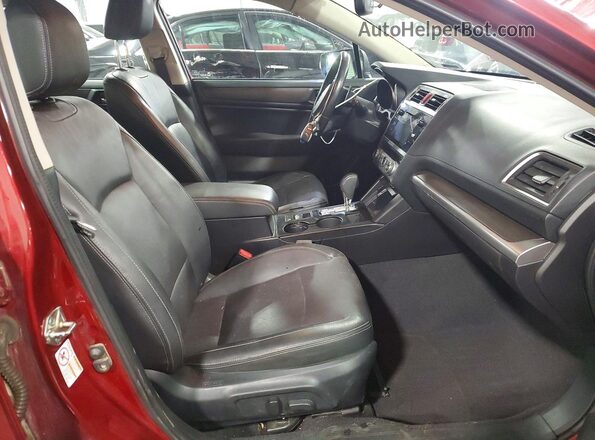 4S3BNBN67G3042063 2016 SUBARU LEGACY Burgundy Widok wnętrza z przodu