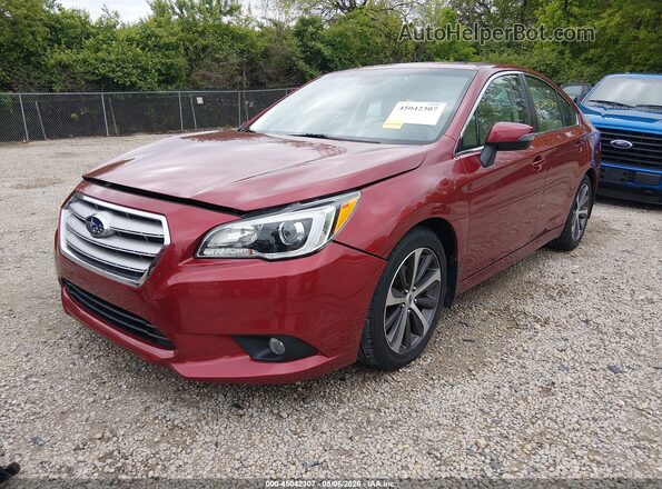 4S3BNBN69G3014359 2016 SUBARU LEGACY Красный Передняя левая четверть