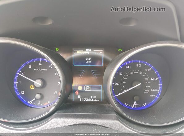 4S3BNBN69G3014359 2016 SUBARU LEGACY Красный Вид задних сидений