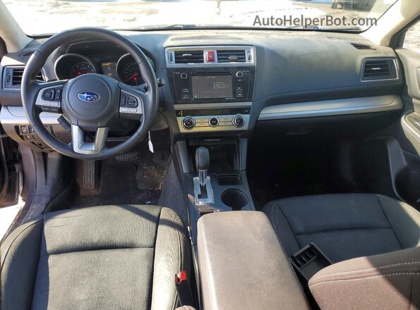 4S3BNDA63G3043342 2016 SUBARU LEGACY Серый Вид панели приборов