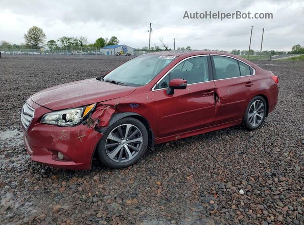 4S3BNEN64H3035395 2017 SUBARU LEGACY Красный Передняя левая четверть
