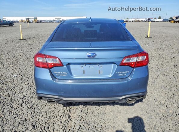 4S3BNEN68J3026768 2018 SUBARU LEGACY Синий Вид сзади