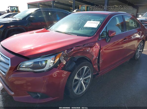 4S3BNEN6XH3056896 2017 SUBARU LEGACY Красный Вид спереди