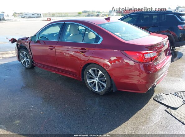 4S3BNEN6XH3056896 2017 SUBARU LEGACY Красный Задняя левая четверть