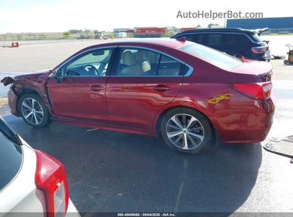 4S3BNEN6XH3056896 2017 SUBARU LEGACY Красный Панорамный вид салона 360°