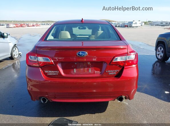 4S3BNEN6XH3056896 2017 SUBARU LEGACY Красный 