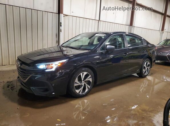 4S3BWAB64R3019712 2024 SUBARU LEGACY Черный Передняя левая четверть