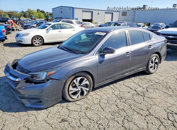 4S3BWAC61L3034125 2020 SUBARU LEGACY Угольный Передняя левая четверть