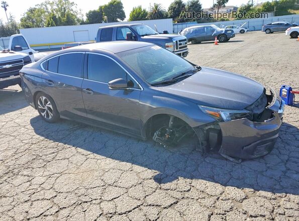 4S3BWAC61L3034125 2020 SUBARU LEGACY Угольный Передняя правая четверть